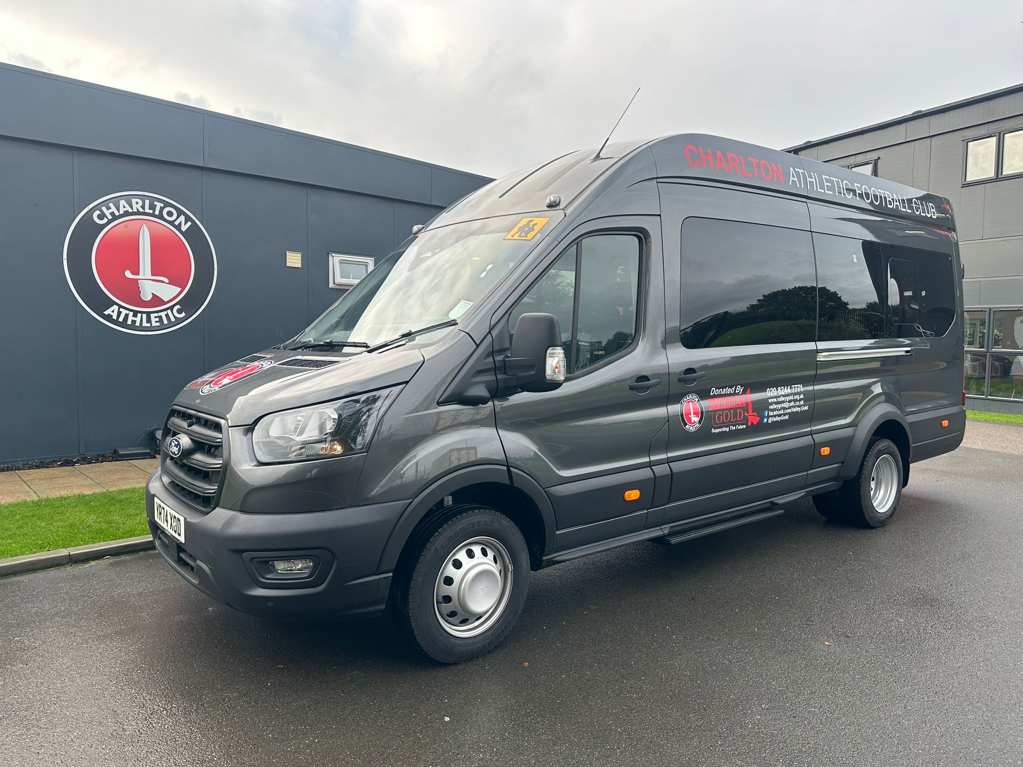 Charlton Athlectic Minibus