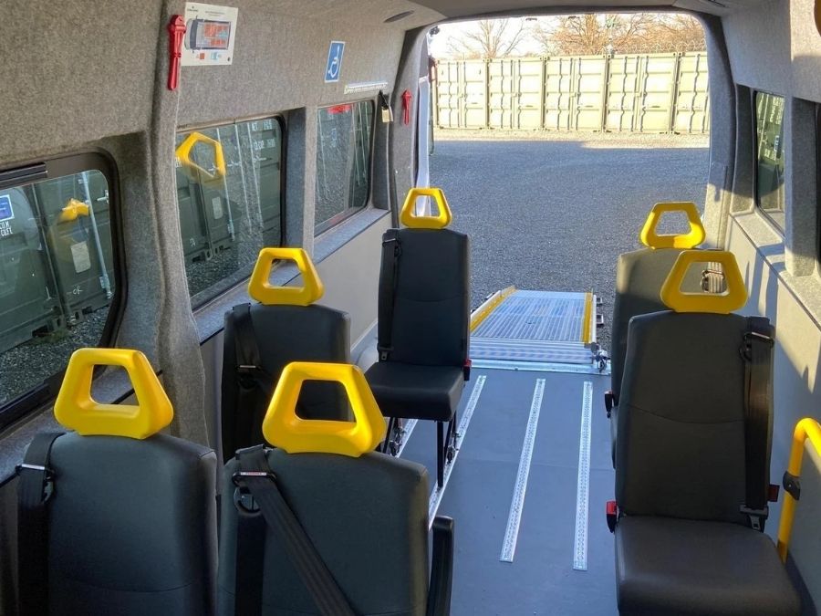 Renault Master wheelchair accessible minibus with ramp Renault Master wheelchair accessible minibus with ramp