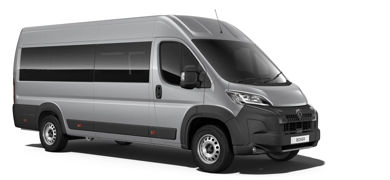 2026 plate Peugeot Boxer image – grey- facing right 2026 plate Peugeot Boxer image - grey- facing right
