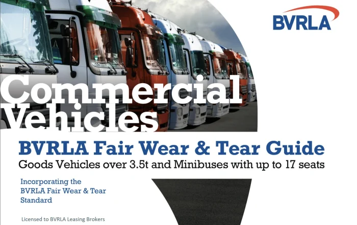 BVRLA Commercial vehicle and minibus wear and tear guide