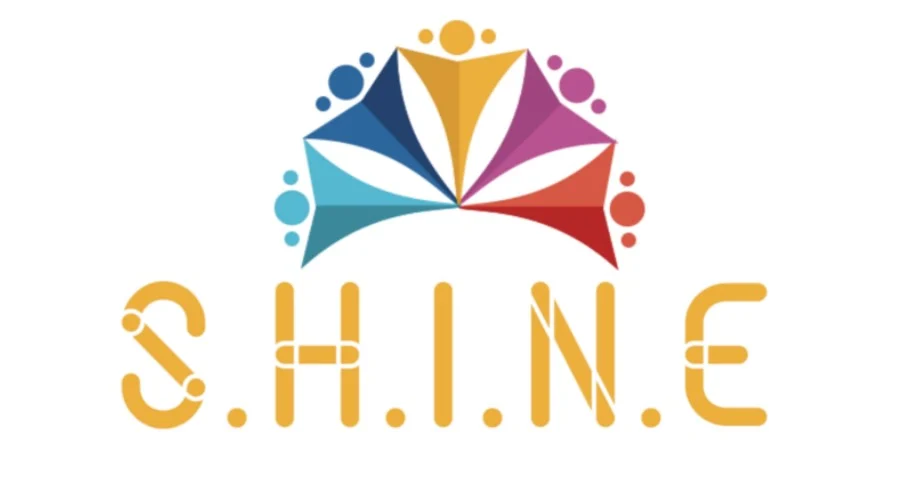 Shine Cymru logo Shine Cymru logo